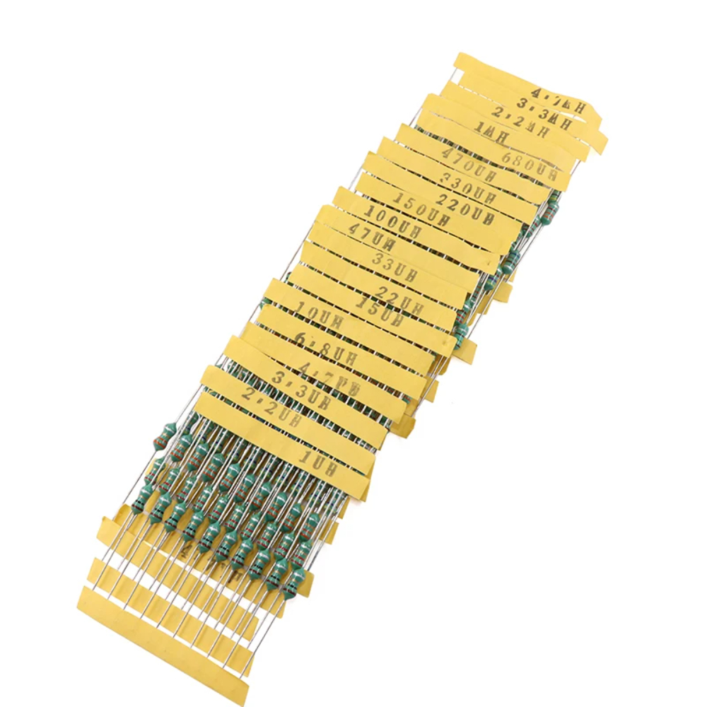 Diy Electronics Project Kit - 200PCS 0410 Color Ring Inductor Kit
