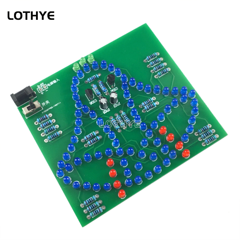 DC 3-5V LED Light Swing Wind C - Diy Electronics Project Kit 评论和价格
