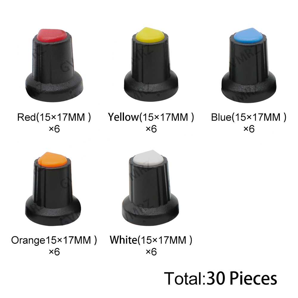 30PCS 5Color AG2 Knob Kit 15x1 - Diy Electronics Project Kit 评论和价格