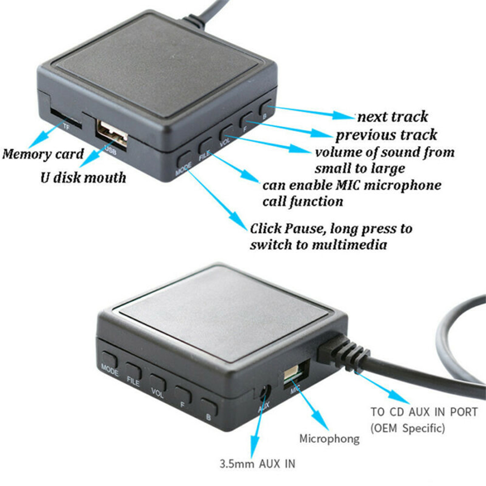 Car BT 5.0 AUX USB Music Adapt - Diy Audio Electronics Kit 评论和价格